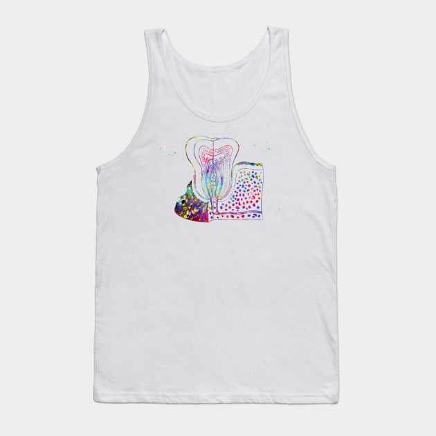 Tooth anatomy Tank Top by erzebeth